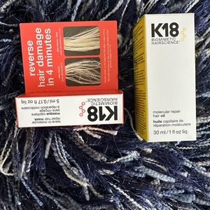 K18 Leave-in repair Mask & K18 molecular repair hair oil